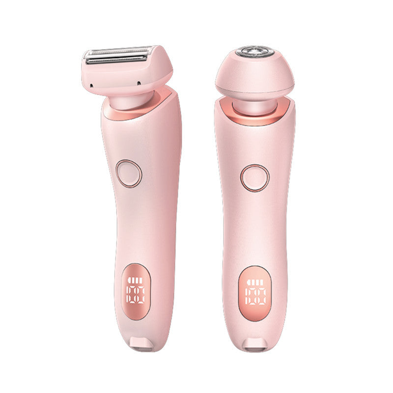 2 In 1 Hair Removal Epilator USB Rechargeable Trimmer Women Body Razor Face Leg Armpit Shaver Hair Remover