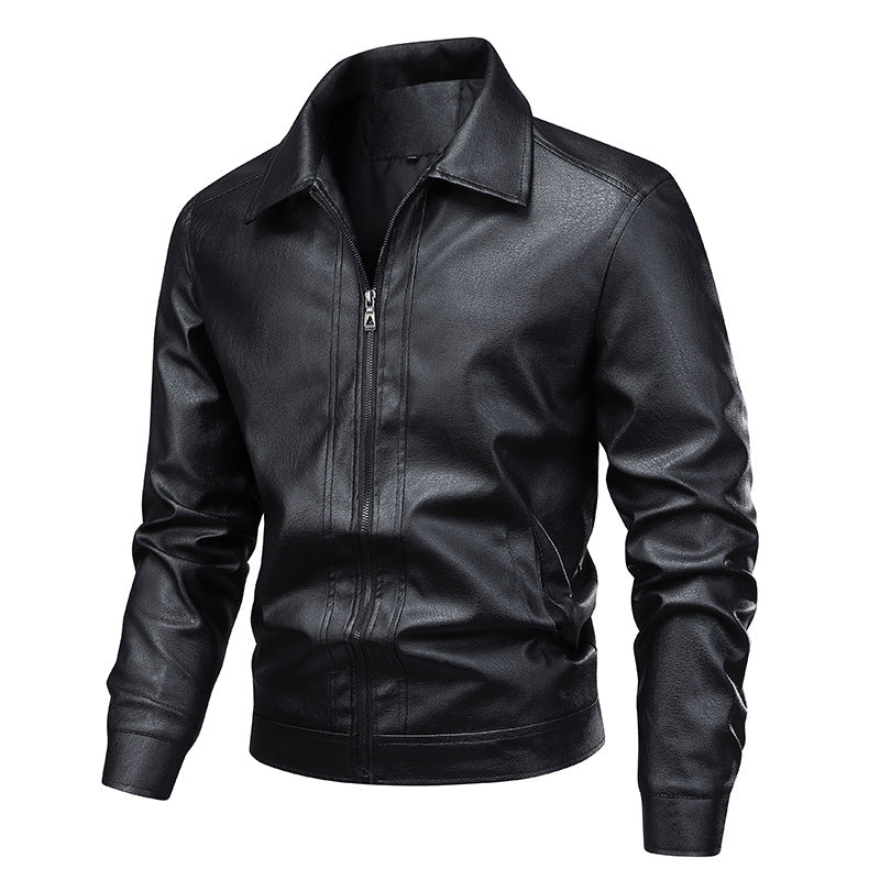 Mens Solid Color Casual Tailored Lapel Jacket