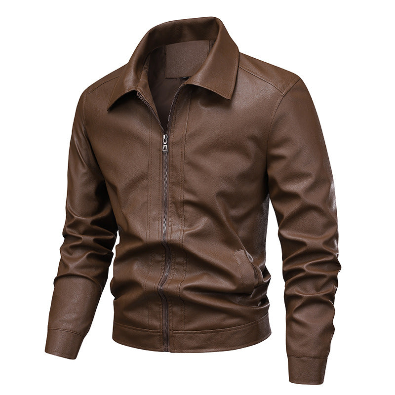 Mens Solid Color Casual Tailored Lapel Jacket